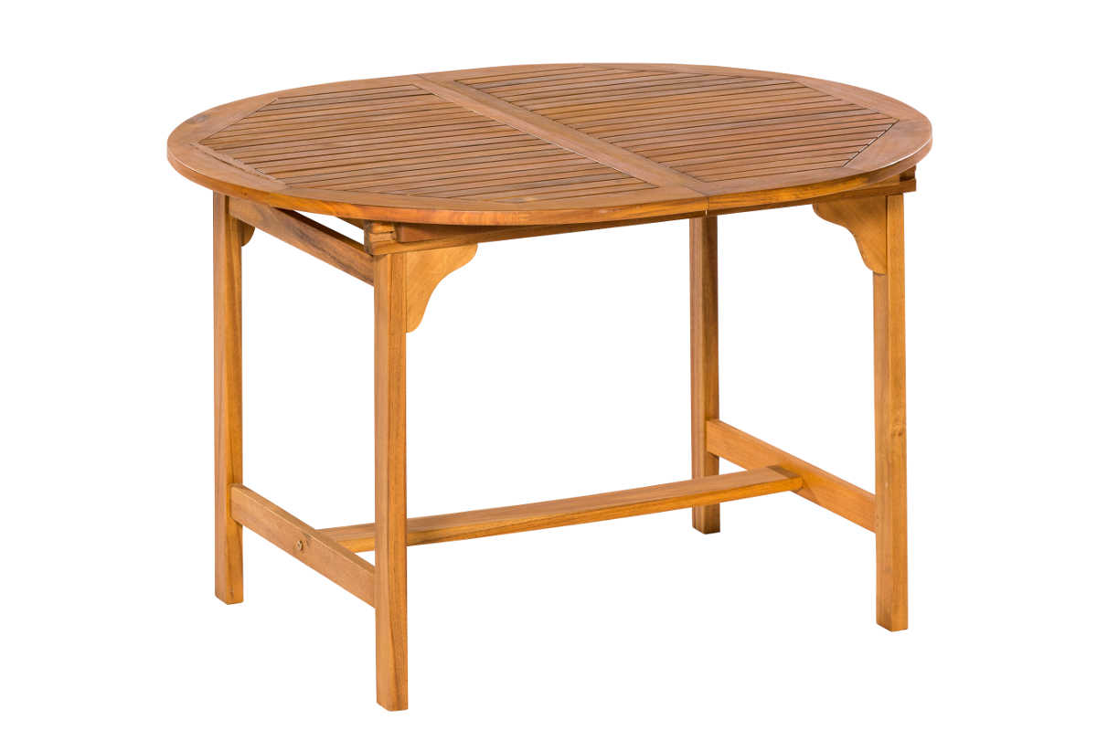 Ausziehtisch, oval, 120/170 x 100 cm 