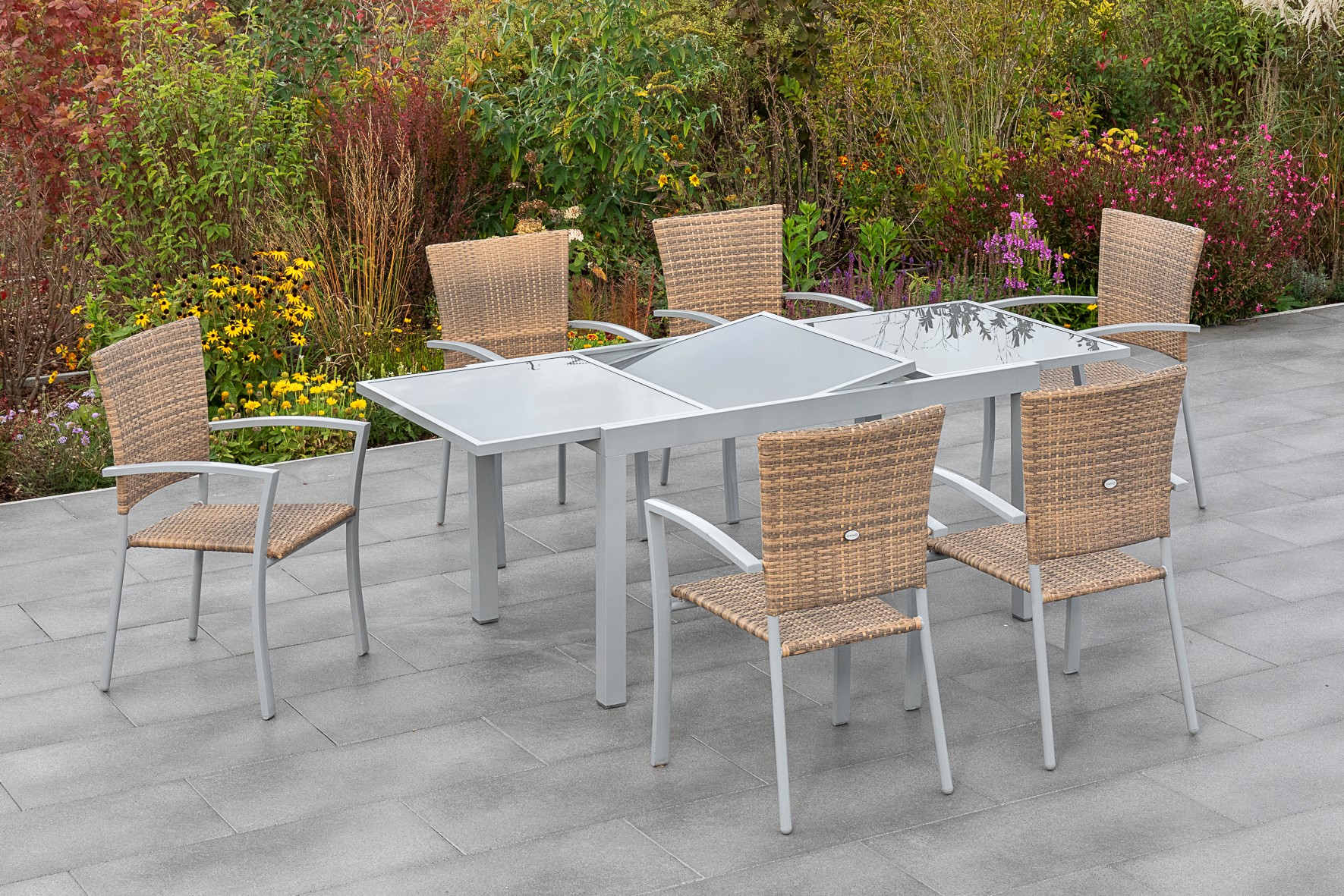 50390-228-3htmUi8zMLjJsS Savona Set, 7tlg., mit Ausziehtisch 140/200 x 90 cm
