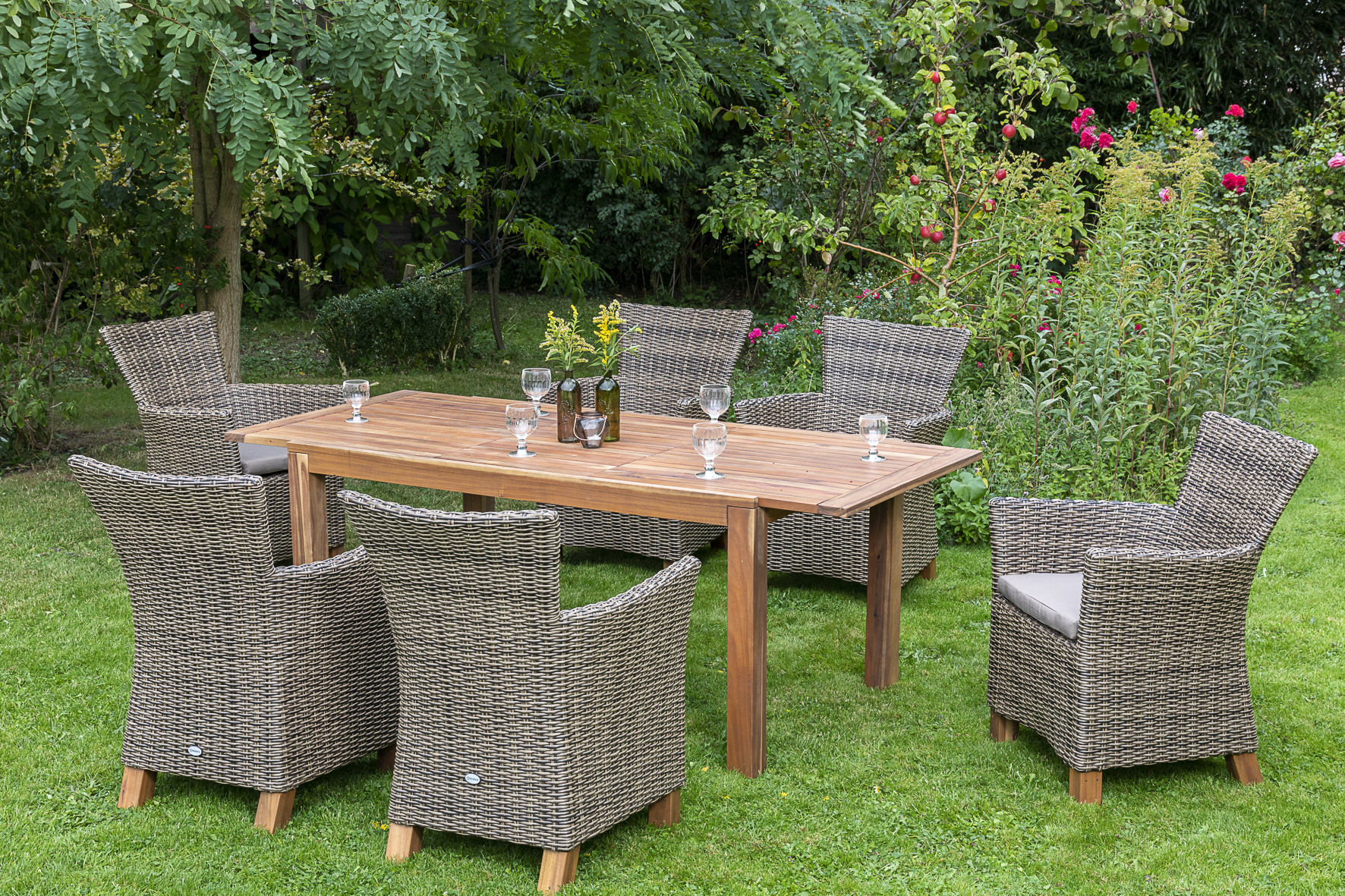 50415-211-1 Toskana Set 7tlg. Ausziehtisch 150/200 x 90 cm