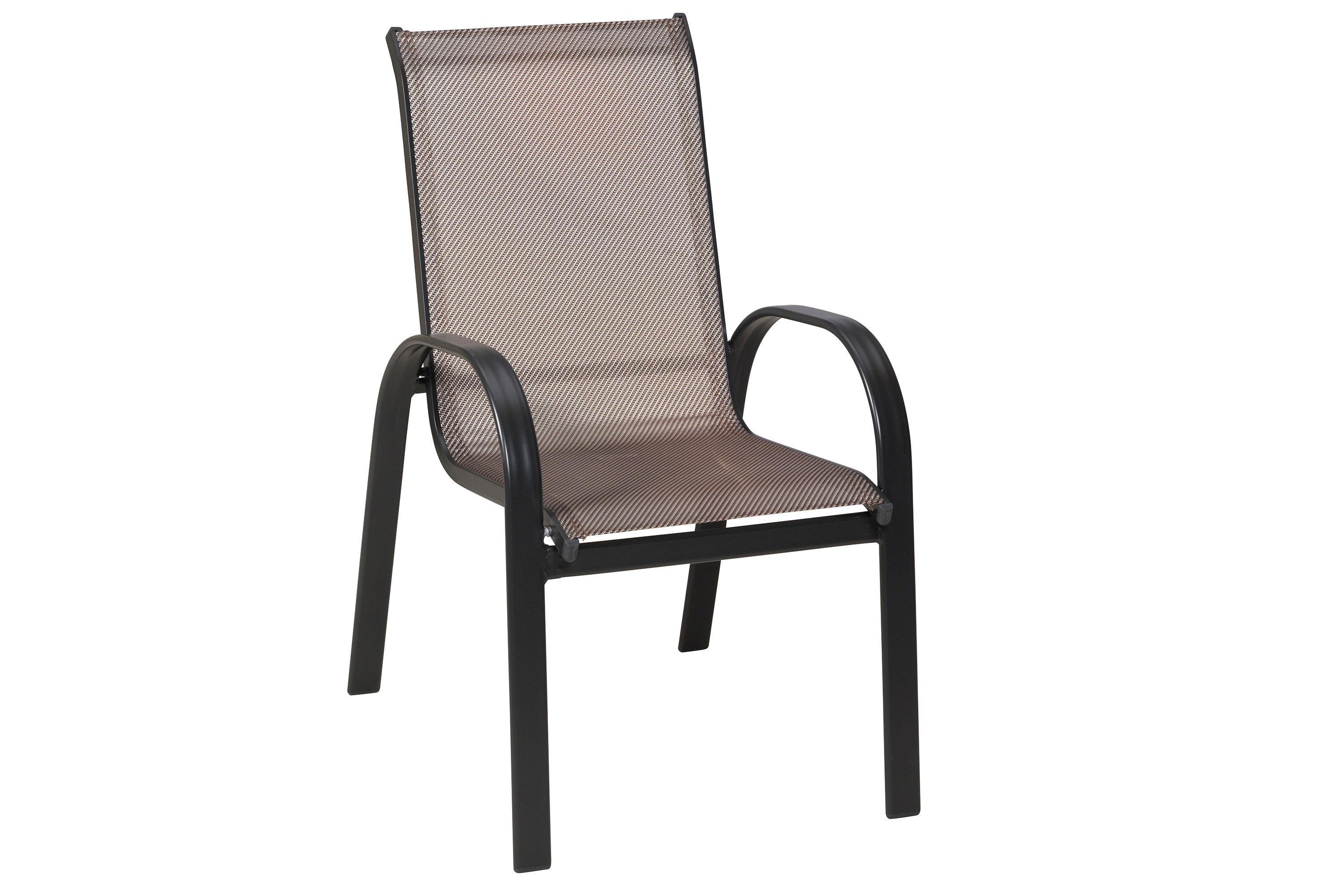 Amalfi Stapelsessel 2er Set, diamantbraun