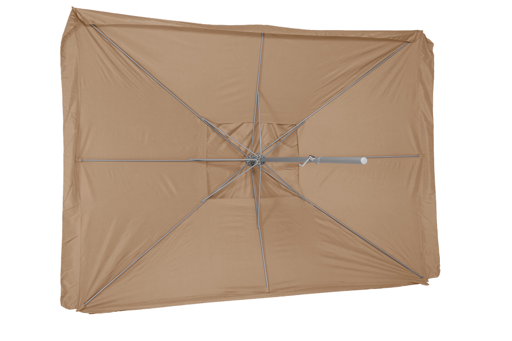 Marktschirm-eckig-beige-3 Marktschirm 300 x 400 cm, beige