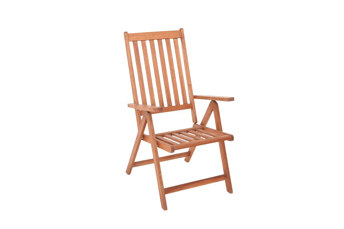 Vitoria Set 7tlg., 6 Klappsessel, Klapptisch 135 x 85 cm