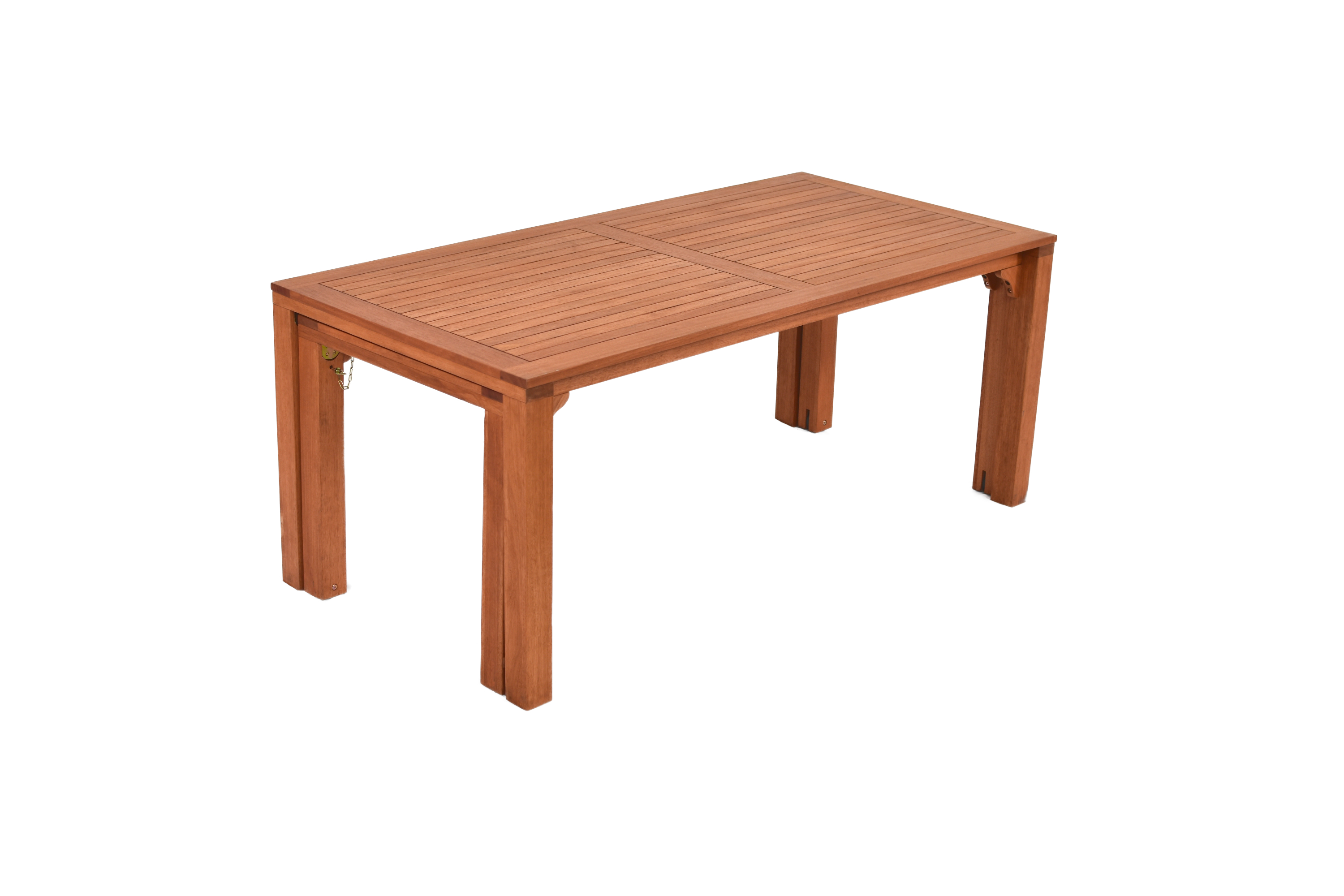 Comodoro Set, 7tlg., 6 Klappsessel, Ausziehtisch 185/370 x 90/73 cm