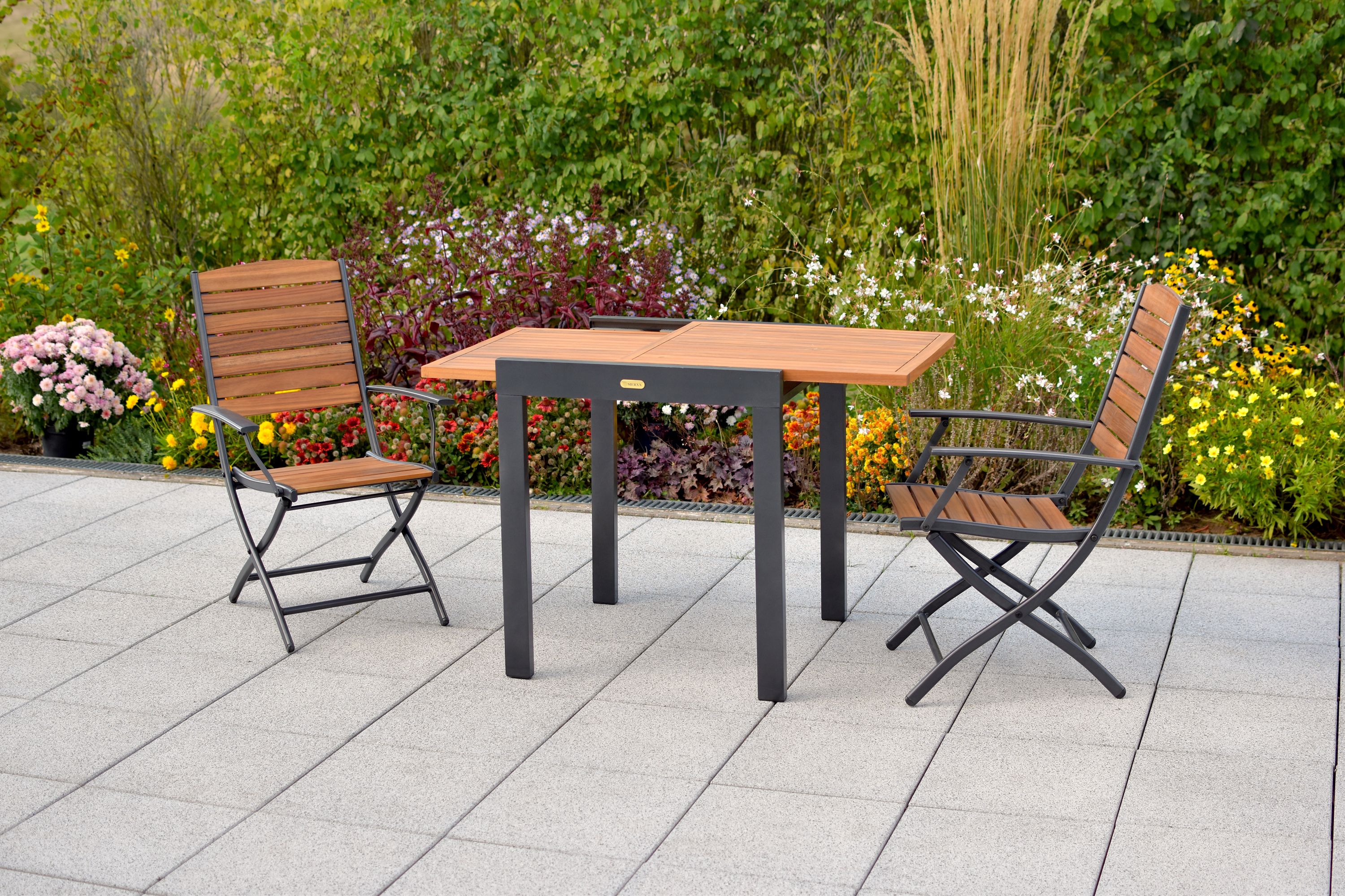 Santorin-Balkonset-3tlg-2x-22029-209-22027-209-MX-HD-4 Santorin Set, 3tlg., 2 Klappsessel, Balkonausziehtisch 65 (130) x 65 cm
