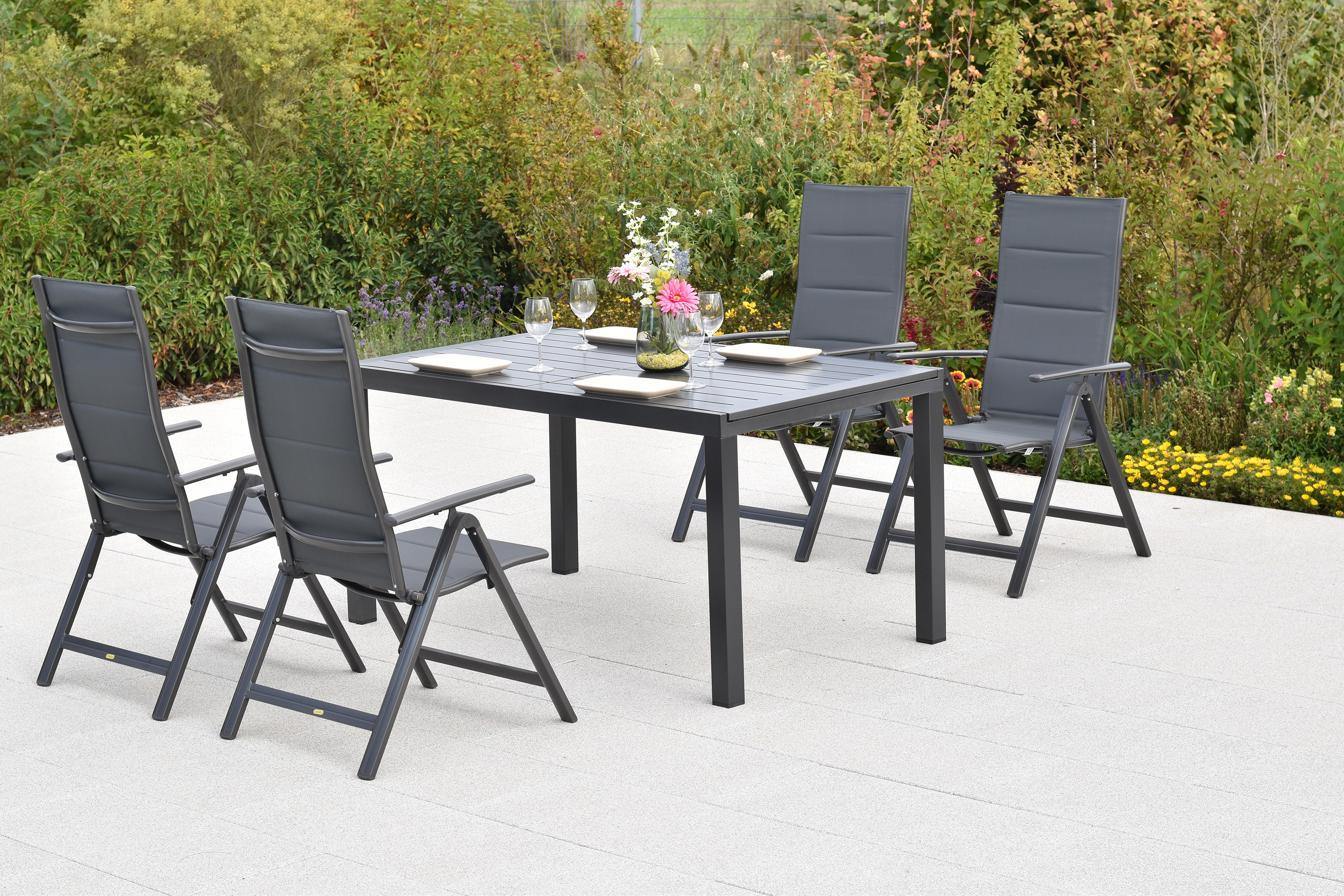 Taviano Set 5tlg., Ausziehtisch 150/200 x 90 cm Taviano Set 5tlg., Ausziehtisch 150/200 x 90 cm