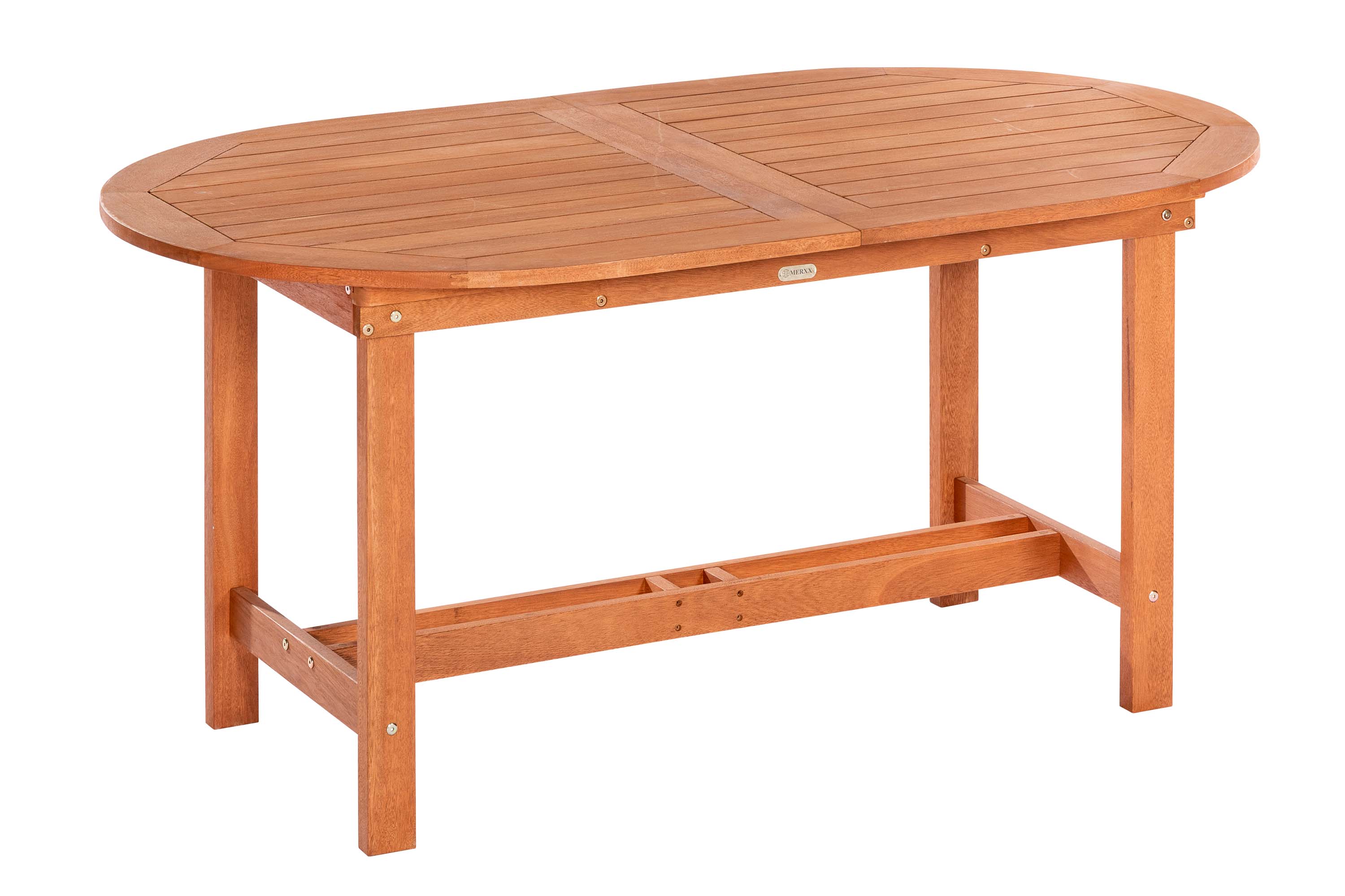 Ausziehtisch oval, 160 (210) x 90 cm 