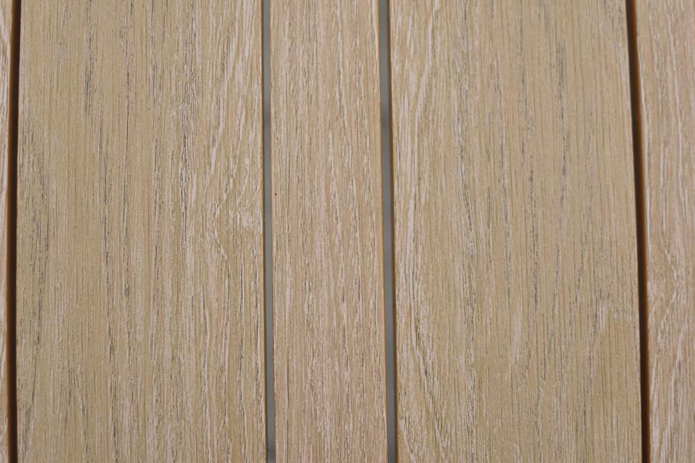 Tisch 160 x 90 cm, Tischplatte aus Kunststoff in realistischer Holzoptik