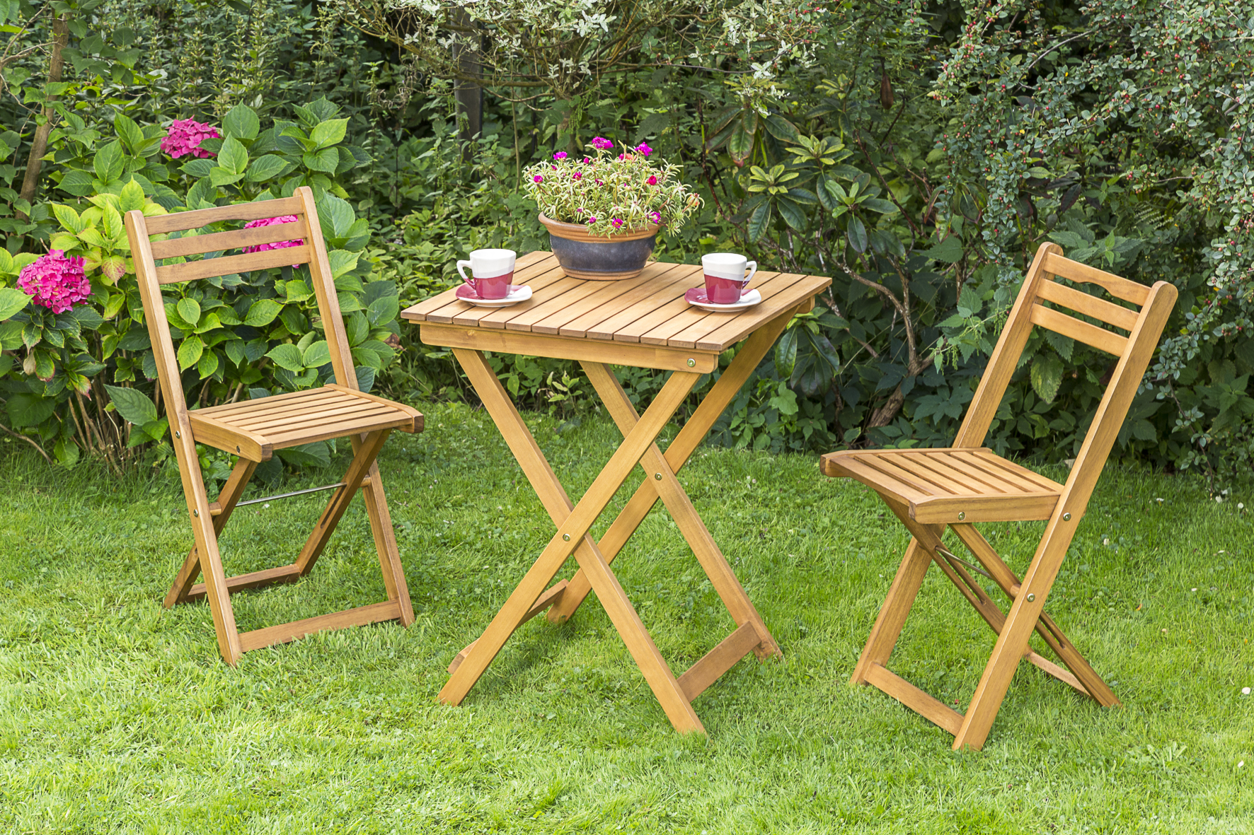 Porto Set 3tlg., Klapptisch 60 x 60 cm Porto Set 3tlg., Klapptisch 60 x 60 cm