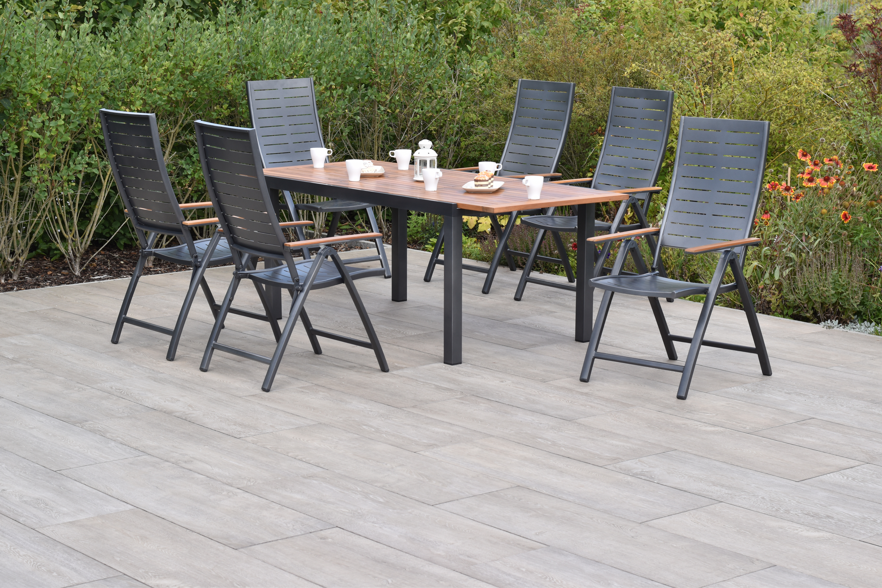 50805-217-2 Tinos Set, 7tlg., Ausziehtisch 150/200 x 90 cm
