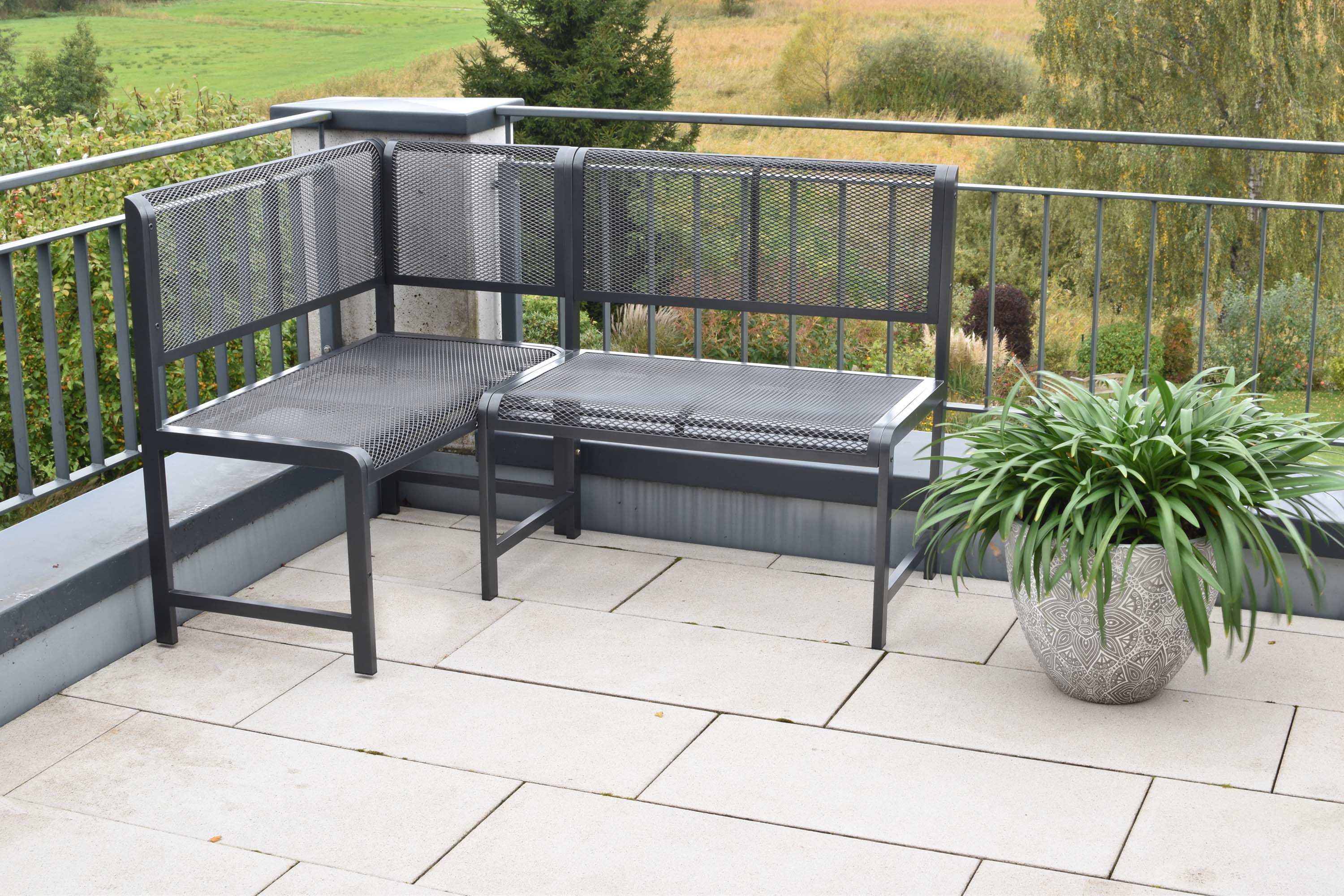 Elos Eckbank Set 2tlg., 1 Eckbank, Klappentisch 90 x 50 cm