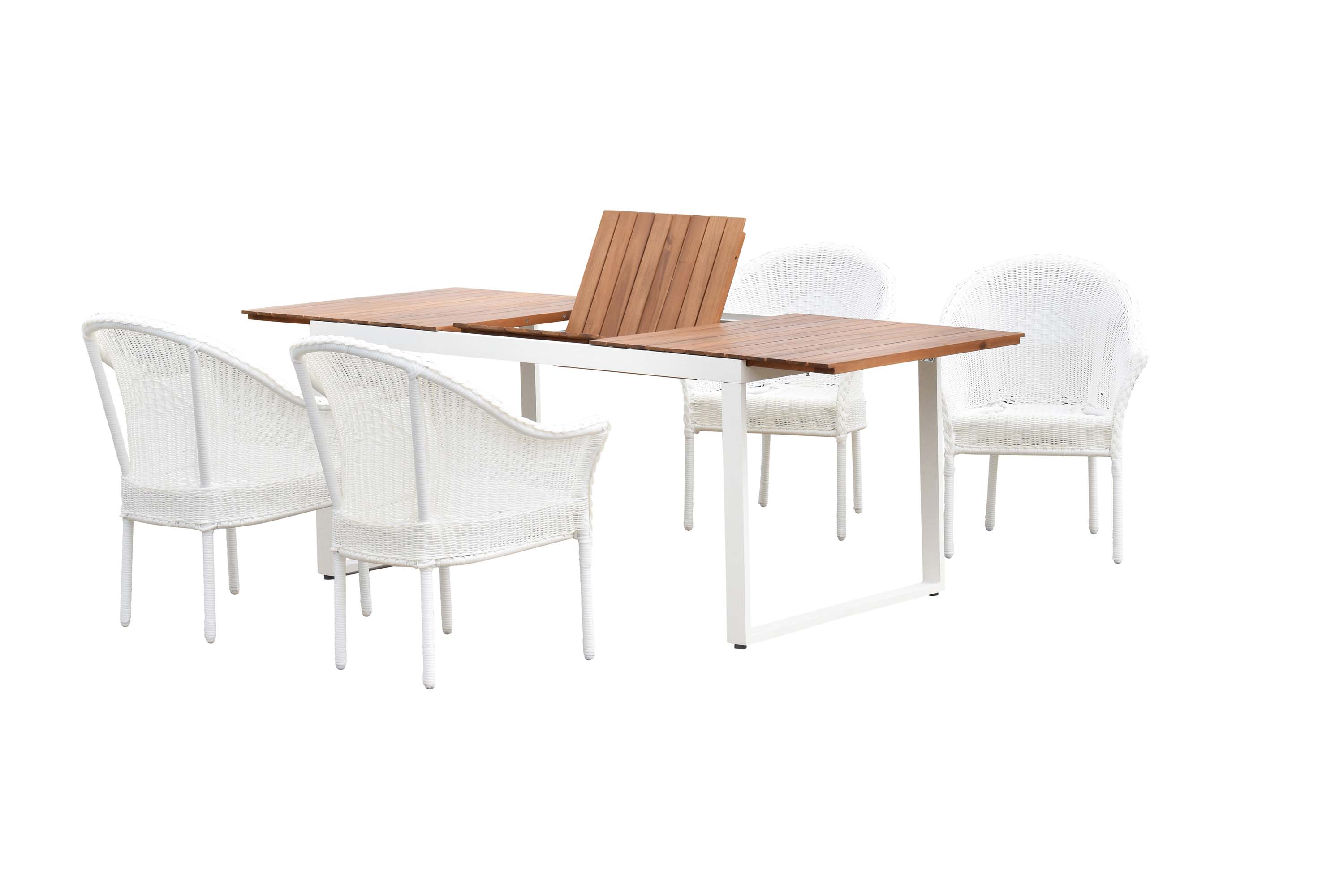 Bamberg Set, 5tlg., Ausziehtisch 150/200 x 90 cm