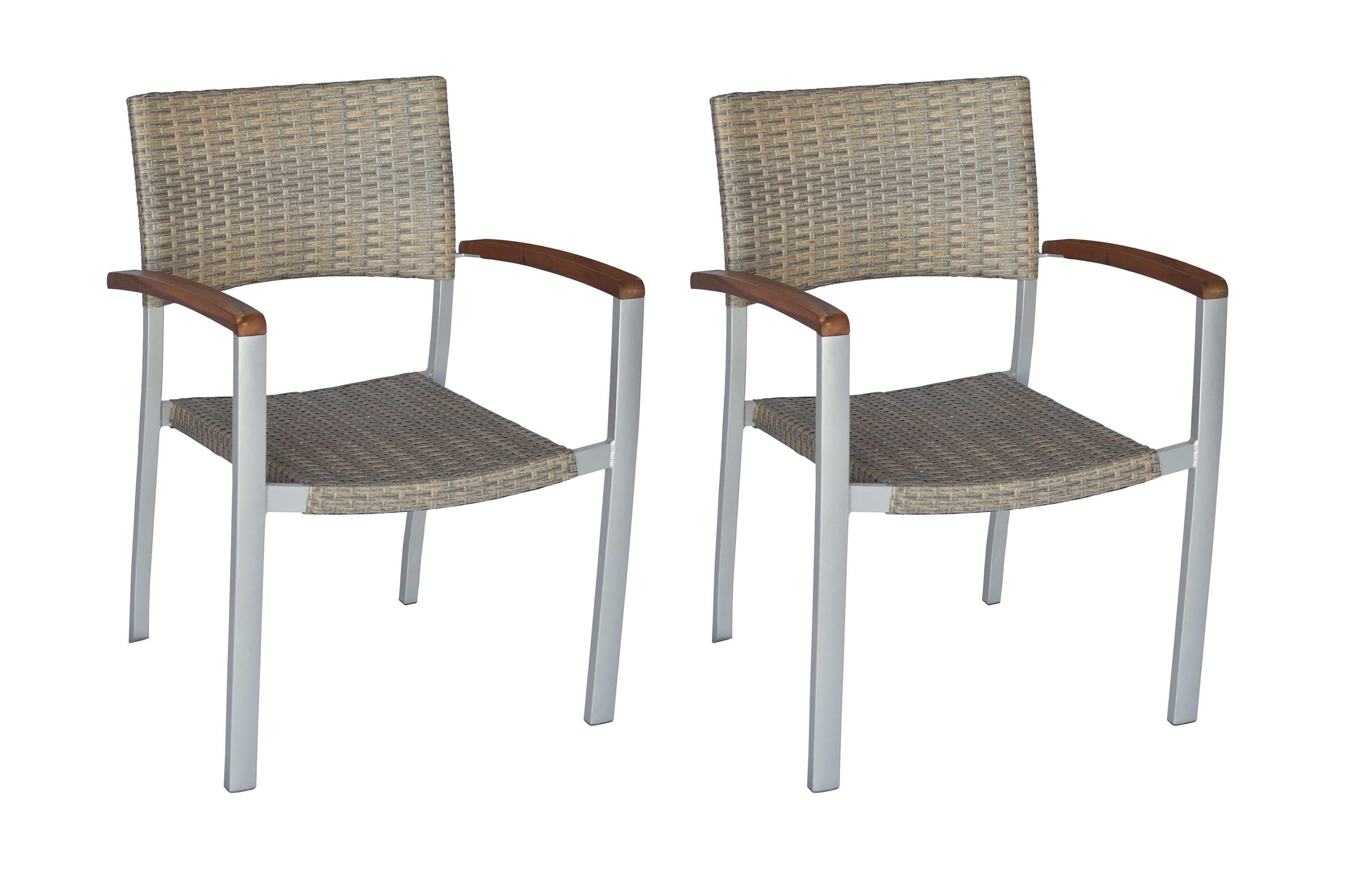 Silano Stapelsessel 2er Set